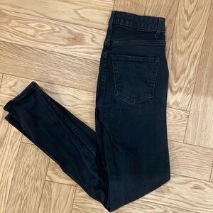 Khaite black skinny jeans